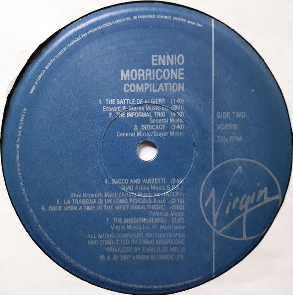 Ennio Morricone - Film Music 1966-1987 - 1987