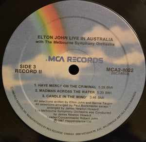 Elton John - Live In Australia (With The Melbourne Symphony Orchestra) - 1987