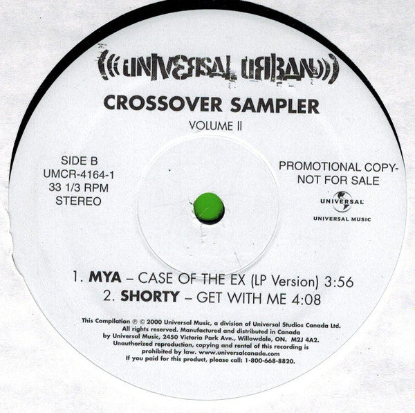 Various - Universal Urban: Crossover Sampler Vol. II