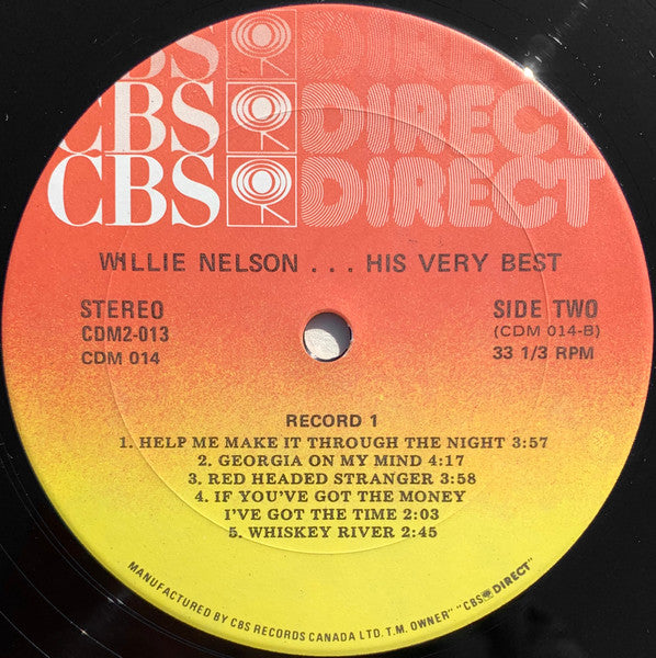 Willie Nelson - His Very Best - 1980