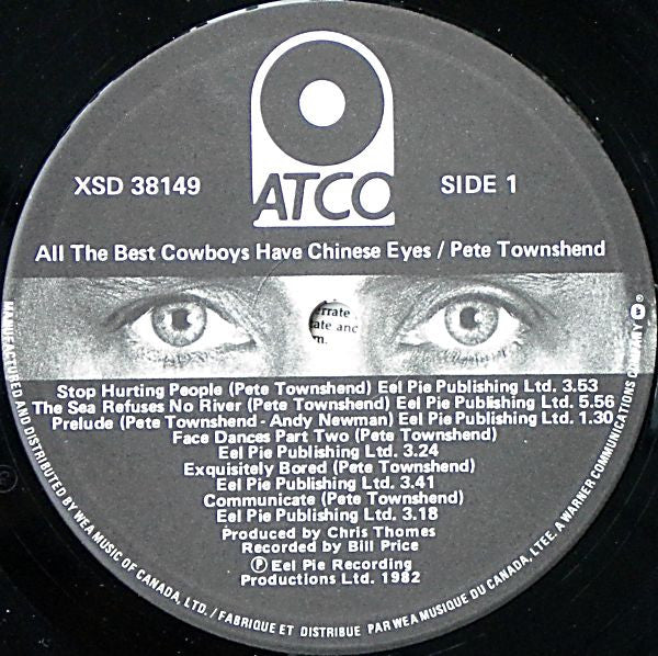 Pete Townshend - All The Best Cowboys Have Chinese Eyes