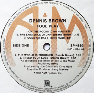 Dennis Brown - Foul Play