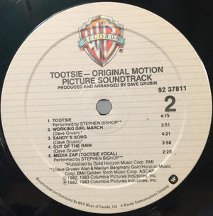 Various - Tootsie - Original Motion Picture Soundtrack - 1982