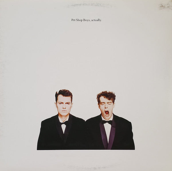 Pet Shop Boys - Actually Vinyl Record