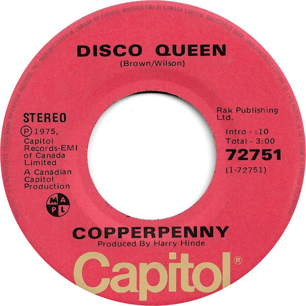 Copperpenny - Disco Queen - 1975