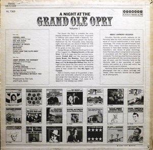 Various - A Night At The Grand Old Opry Volume 1 - 1966