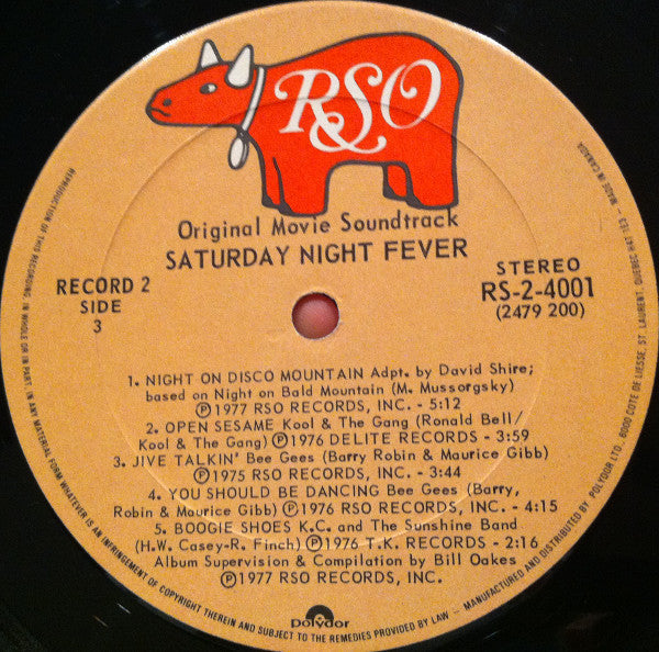 Various - Saturday Night Fever (The Original Movie Sound Track) - 1977