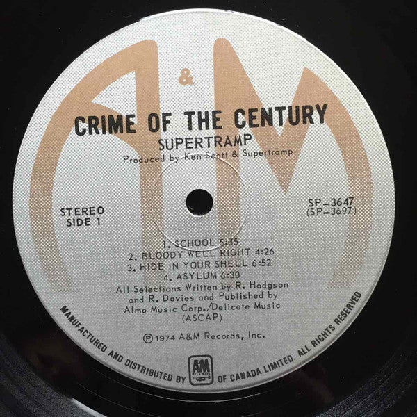 Supertramp - Crime Of The Century -