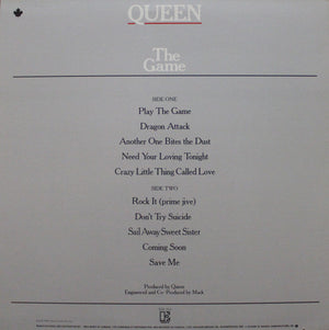 Queen - The Game Vinyl Record