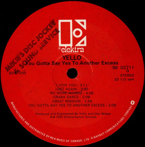 Yello - You Gotta Say Yes To Another Excess - 1983