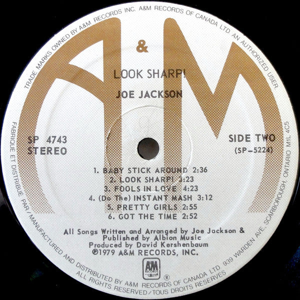 Joe Jackson - Look Sharp! - 1979