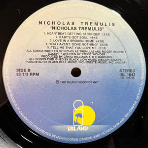 Nicholas Tremulis - Nicholas Tremulis - 1986