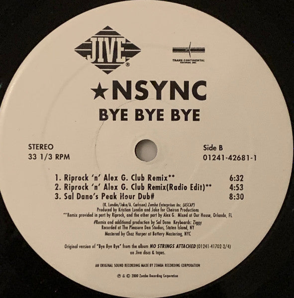 *NSYNC - Bye Bye Bye (The Remixes)