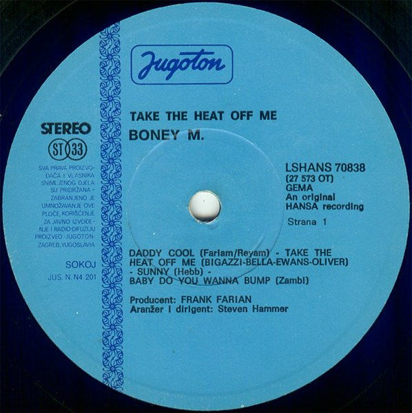 Boney M. - Take The Heat Off Me - 1978
