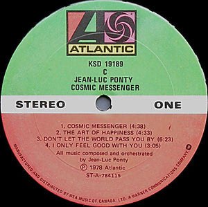 Jean-Luc Ponty - Cosmic Messenger 1978 - Quarantunes