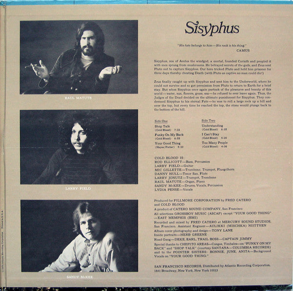 Cold Blood - Sisyphus - 1970