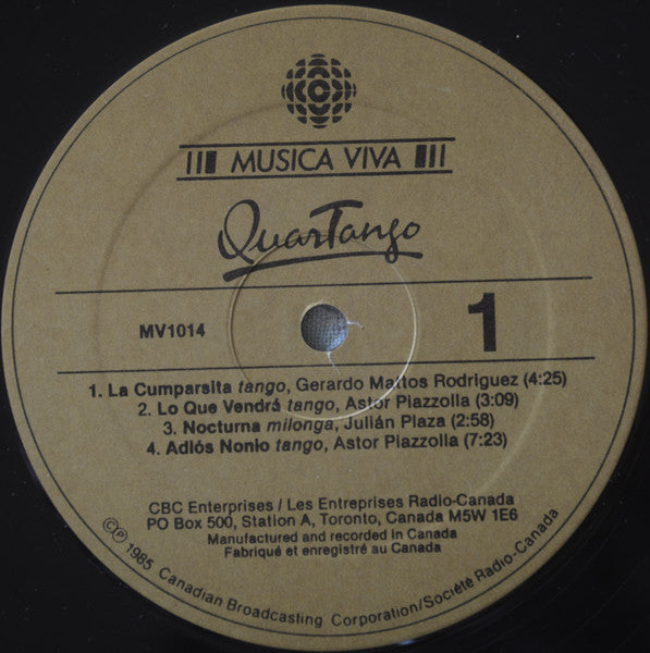 Quartango - Quartango - 1985
