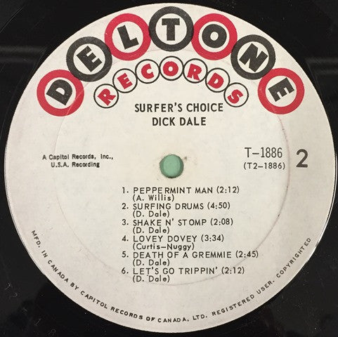 Dick Dale And His Del-Tones - Surfers' Choice Vinyl Record