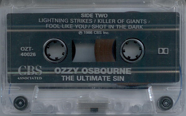 Ozzy Osbourne - The Ultimate Sin -