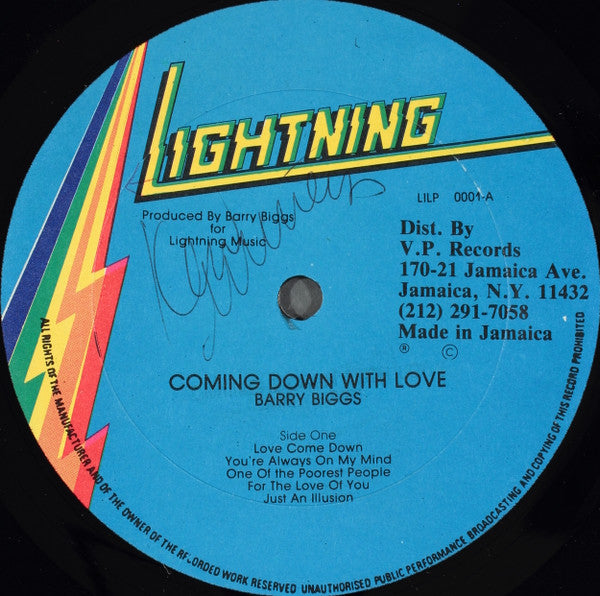 Barry Biggs - Coming Down With Love -