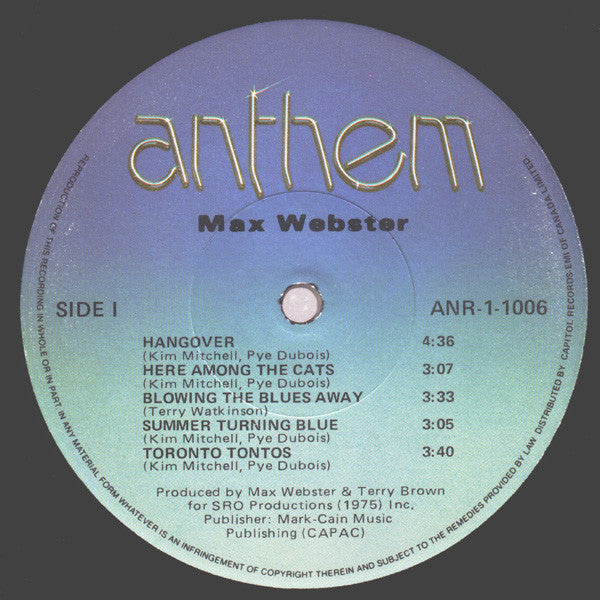 Max Webster - Max Webster - 1977
