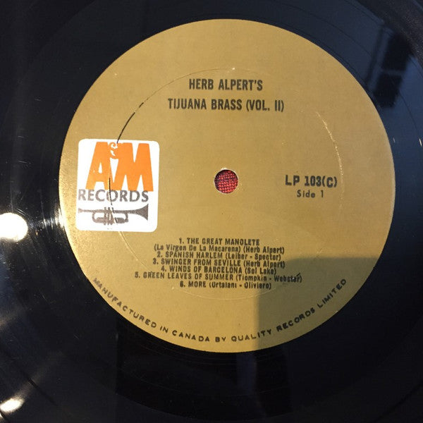 Herb Alpert & The Tijuana Brass - Volume 2 - 1963