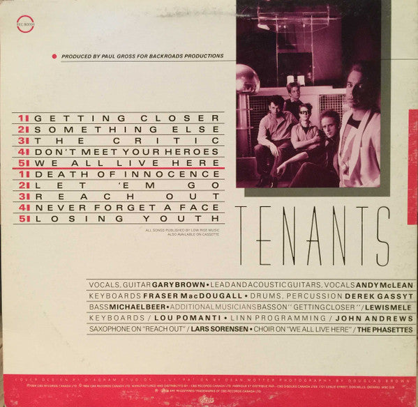 Tenants (4), The - Visions Of Our Future - 1984