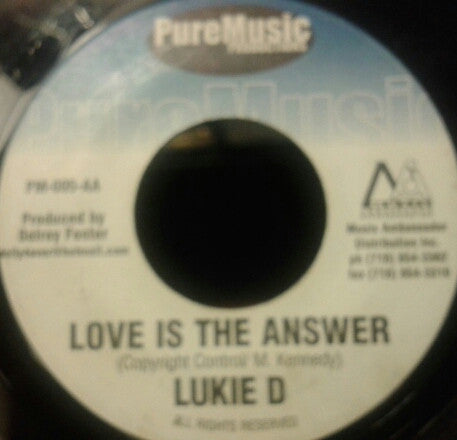 Louie Culture / Lukie D - Gunman Do It / Love Is The Answer - 2000