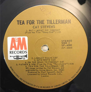 Cat Stevens - Tea For The Tillerman Vinyl Record