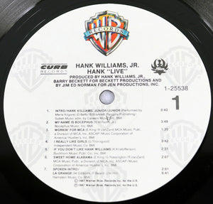 Hank Williams Jr. - Hank "Live"