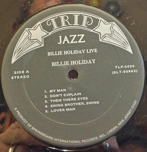 Billie Holiday - Billie Holiday Live