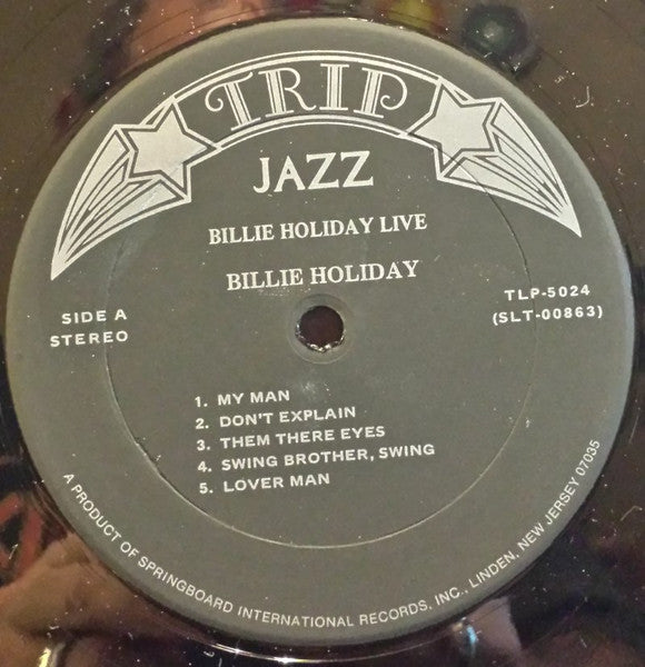 Billie Holiday - Billie Holiday Live