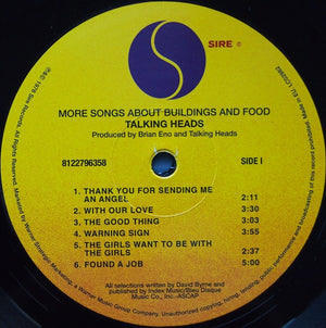 Talking Heads - More Songs About Buildings And Food - 2013