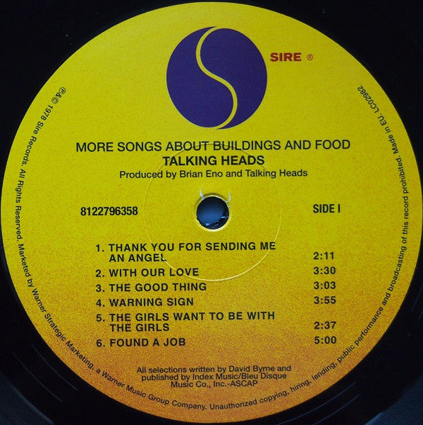Talking Heads - More Songs About Buildings And Food - 2013