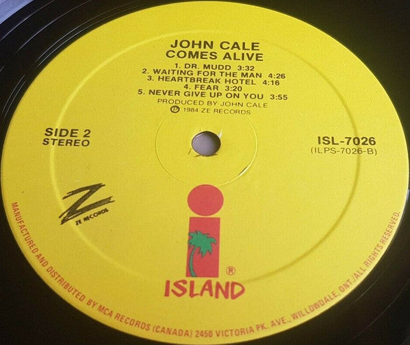 John Cale - John Cale Comes Alive - 1984