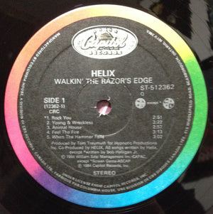 Helix - Walkin' The Razor's Edge - 1984