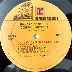 Gordon Lightfoot - Summer Side Of Life