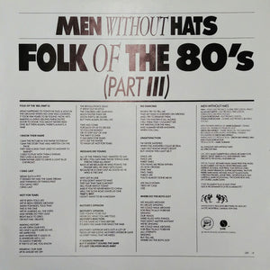 Men Without Hats - Folk Of The 80's (Part III) Vinyl Record