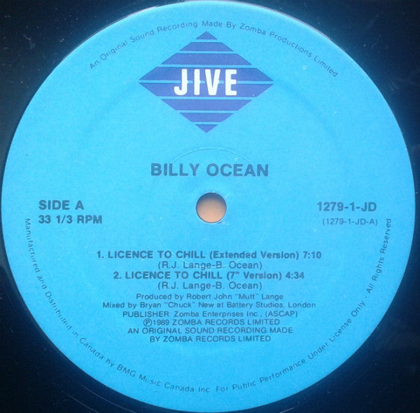 Billy Ocean - Licence To Chill