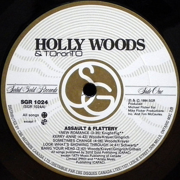 Holly Woods & Toronto - Assault & Flattery - 1984