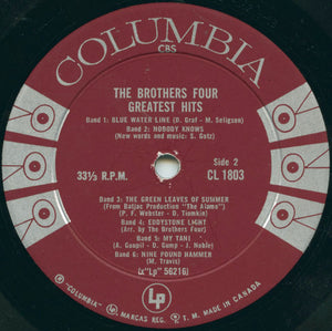 Brothers Four, The - Greatest Hits - 1962