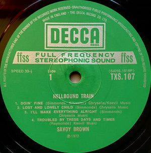 Savoy Brown - Hellbound Train - 1972