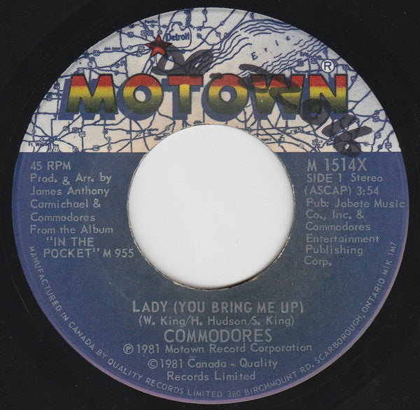 Commodores - Lady (You Bring Me Up)