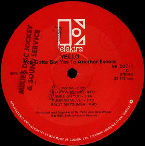 Yello - You Gotta Say Yes To Another Excess - 1983