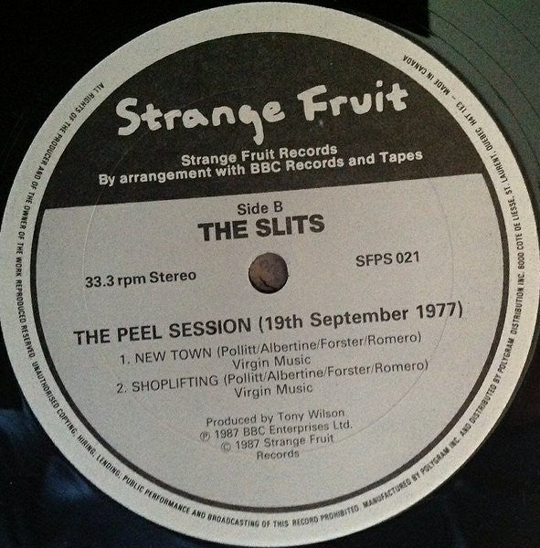 Slits, The - The Peel Sessions - 1987