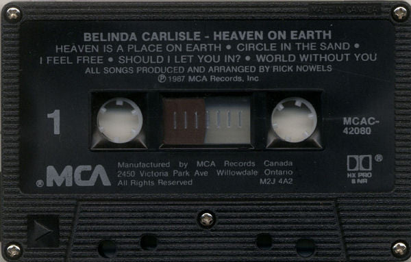 Belinda Carlisle - Heaven On Earth - 1987
