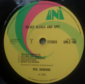 Neil Diamond - Velvet Gloves And Spit - 1968