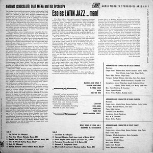 Antonio Diaz Mena - Eso Es Latin Jazz ...Man! - 1963