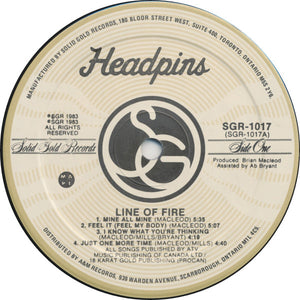 Headpins - Line Of Fire - 1983