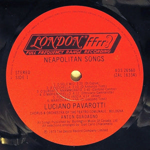 Luciano Pavarotti - O Sole Mio Favorite Neapolitan Songs